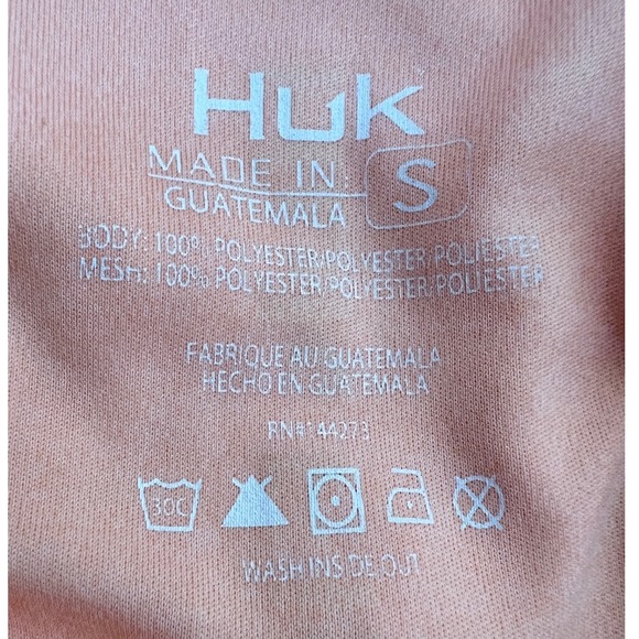 Huk Pursuit Heather Long Sleeve Performance Crewneck Women's Small 50+ UPF - Picture 3 of 9